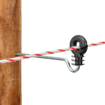 Дълъг изолатор тип пръстен, с винт за дърво, 220мм - изображение 6