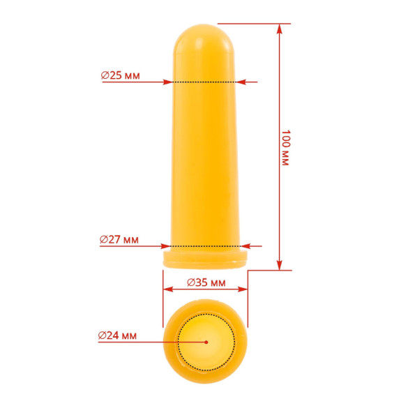 Латексов биберон с конусна форрма и кръстовиден отвор - изображение 6