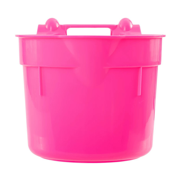 Кофа за хранене, с конзола за окачване, цилиндрична форма, розова, 8литра - изображение 3