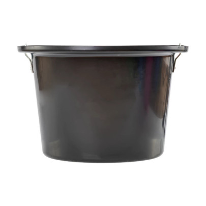 Кофа за хранене на коне, с конзола за окачване и дръжка, черна, 12литра - изображение 3