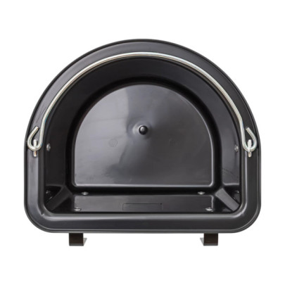 Кофа за хранене на коне, с конзола за окачване и дръжка, черна, 12литра - изображение 6