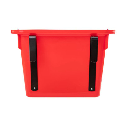 Кофа за хранене на коне, с конзола за окачване и дръжка, червена, 12литра - изображение 4