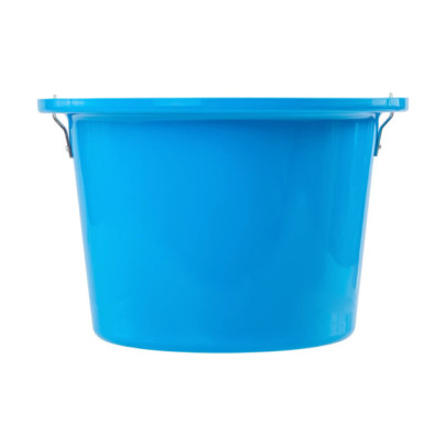 Кофа за хранене на коне, с конзола за окачване и дръжка, синя, 12литра - изображение 3