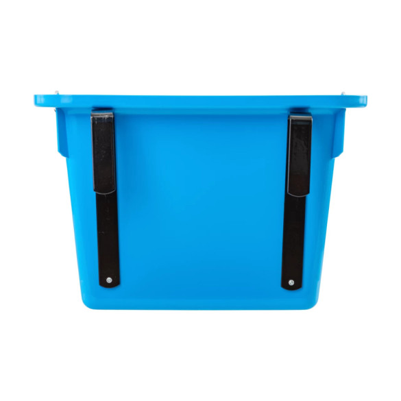 Кофа за хранене на коне, с конзола за окачване и дръжка, синя, 12литра - изображение 4