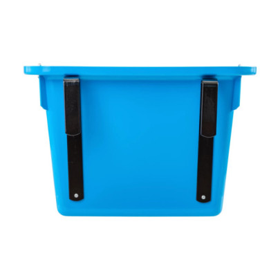Кофа за хранене на коне, с конзола за окачване и дръжка, синя, 12литра - изображение 4