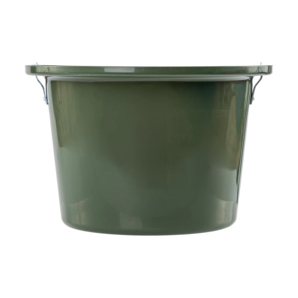 Кофа за хранене на коне, със скоби за окачване и дръжка, тъмно зелена, 12литра - изображение 3