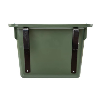 Кофа за хранене на коне, със скоби за окачване и дръжка, тъмно зелена, 12литра - изображение 4