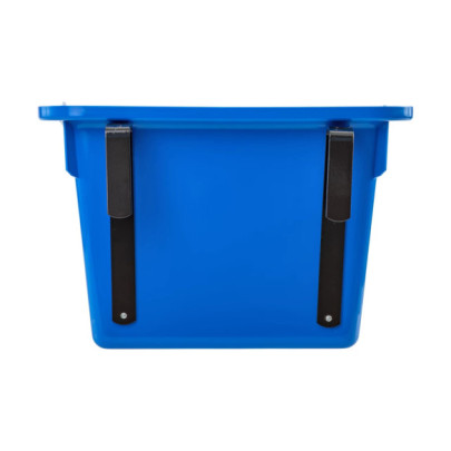 Кофа за хранене на коне, със скоби за окачване и дръжка, кралско синьо, 12литра - изображение 4