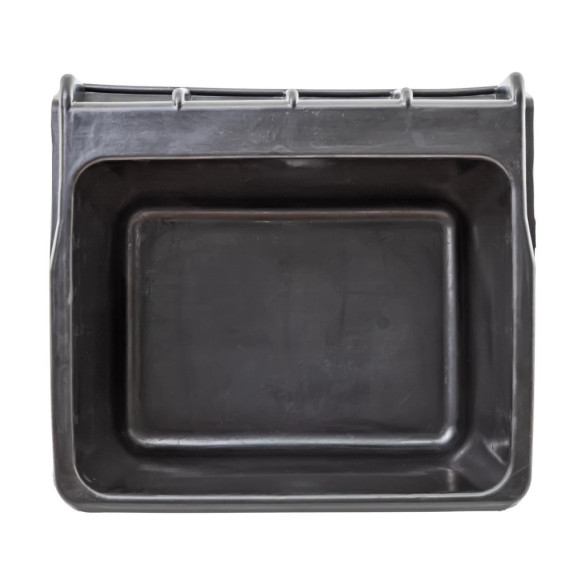 Правоъгълна гумена хранилка, черна, 20литра - изображение 4