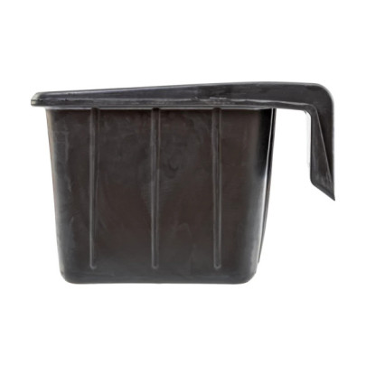 Правоъгълна гумена хранилка, черна, 20литра - изображение 5