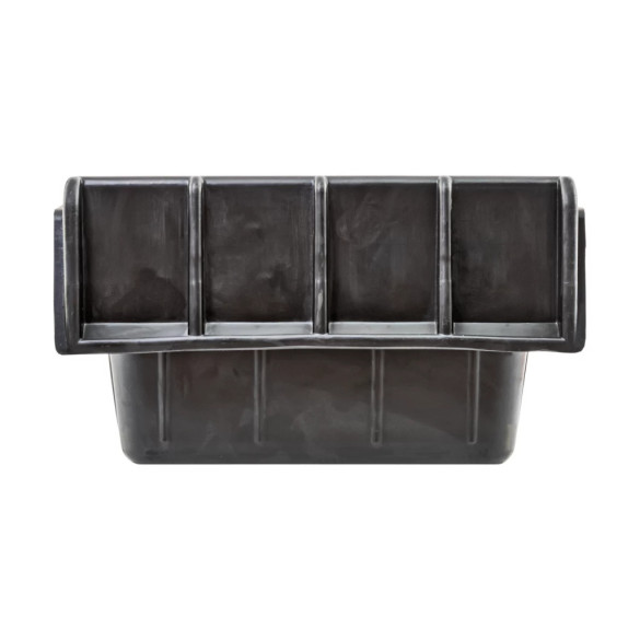 Правоъгълна гумена хранилка, черна, 20литра - изображение 6