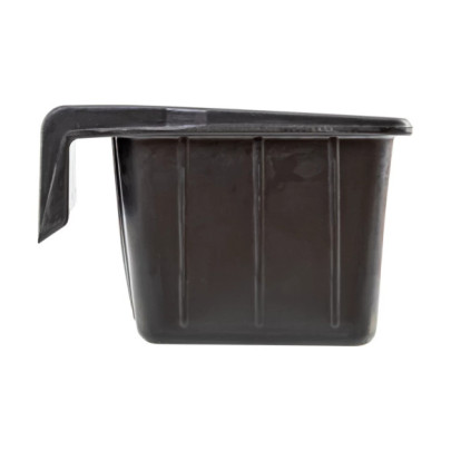 Правоъгълна гумена хранилка, черна, 20литра - изображение 7