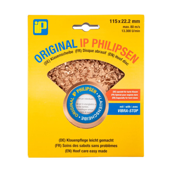 Абразивен диск за копита, висока плътност, IP PHILIPSEN, 115мм - изображение 7