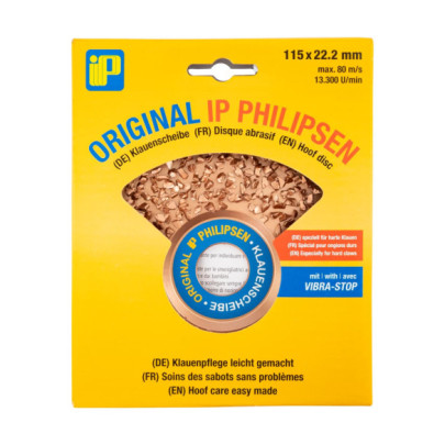 Абразивен диск за копита, висока плътност, IP PHILIPSEN, 115мм - изображение 7