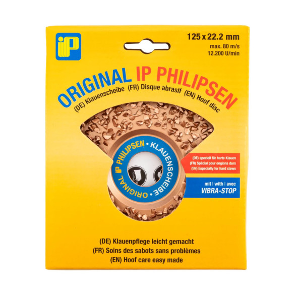 Абразивен диск за копита, висока плътност, IP PHILIPSEN, 125мм - изображение 7