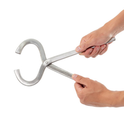 Клещи от кована стомана за преглед на копитата, 30см - изображение 8