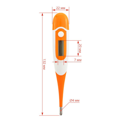 Цифров термометър, водоустойчив, с гъвкав осезател - изображение 5