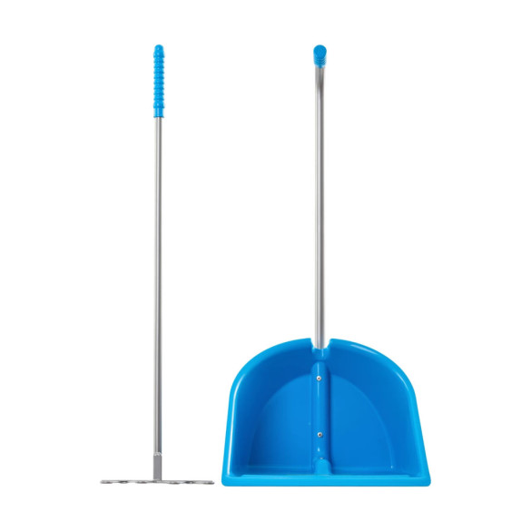 Лопата с гребло Mistboy, синя, 75см - изображение 2