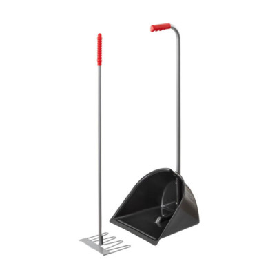 Лопата с гребло Mistboy, черна, 90см - изображение 1