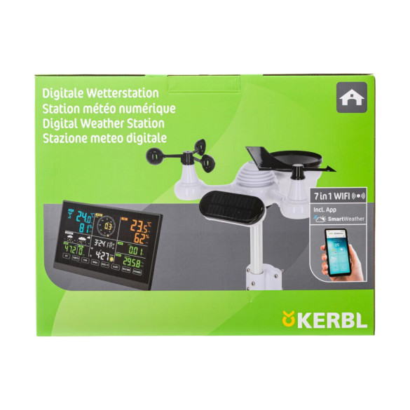 Цифрова метеорологична станция, 7 в 1 с WiFi свързаност и мобилно приложение - изображение 11