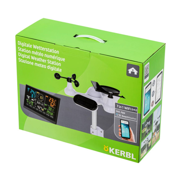 Цифрова метеорологична станция, 7 в 1 с WiFi свързаност и мобилно приложение - изображение 12