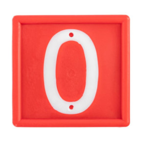 Цифри за маркиращ колан за животни, №0, 10бр. - изображение 1