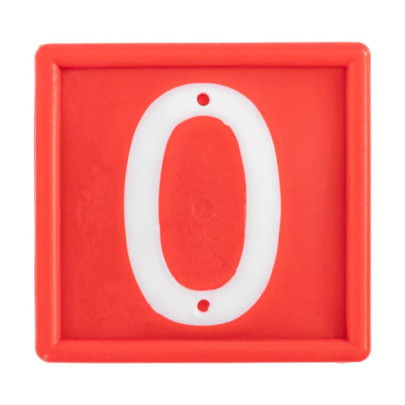 Цифри за маркиращ колан за животни, №0, 10бр. - изображение 1