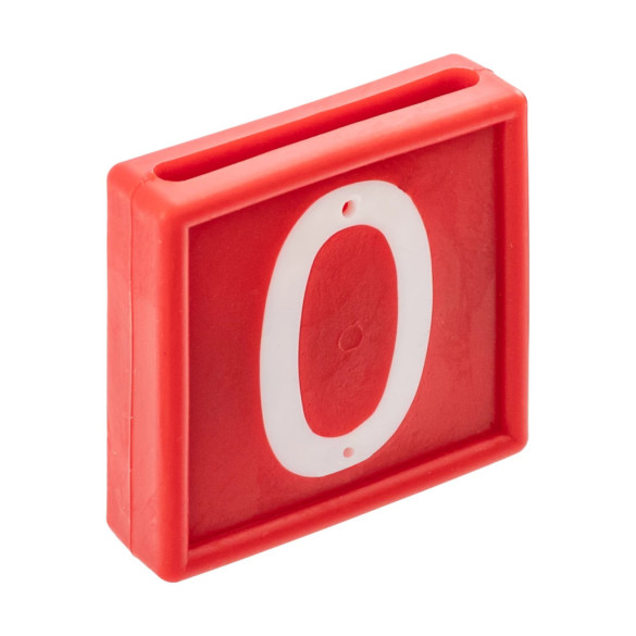 Цифри за маркиращ колан за животни, №0, 10бр. - изображение 2