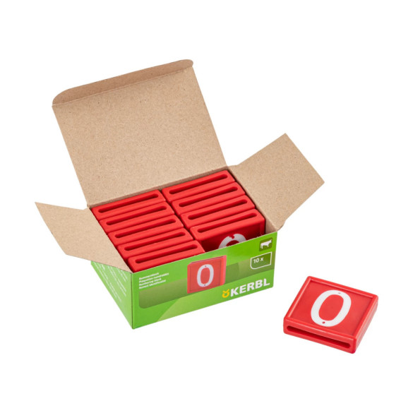 Цифри за маркиращ колан за животни, №0, 10бр. - изображение 5