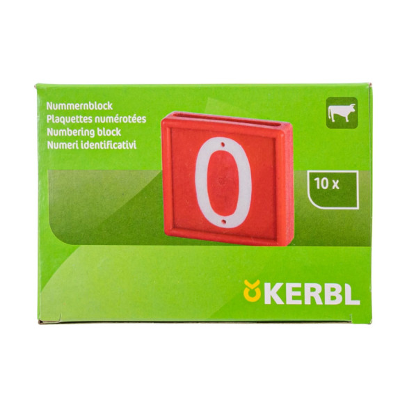 Цифри за маркиращ колан за животни, №0, 10бр. - изображение 6