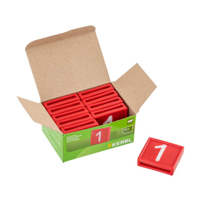 Цифри за маркиращ колан за животни, №1, 10бр. - изображение 5