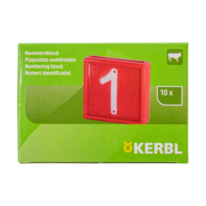 Цифри за маркиращ колан за животни, №1, 10бр. - изображение 6