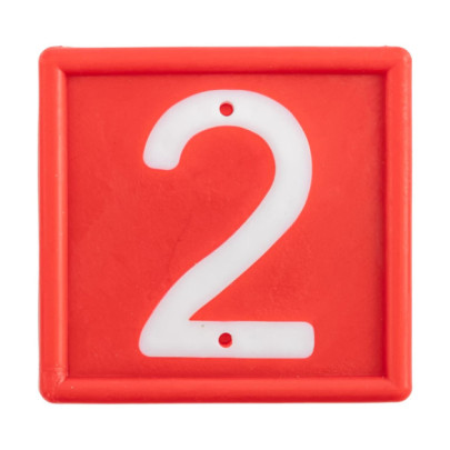 Цифри за маркиращ колан за животни, №2, 10бр. - изображение 1