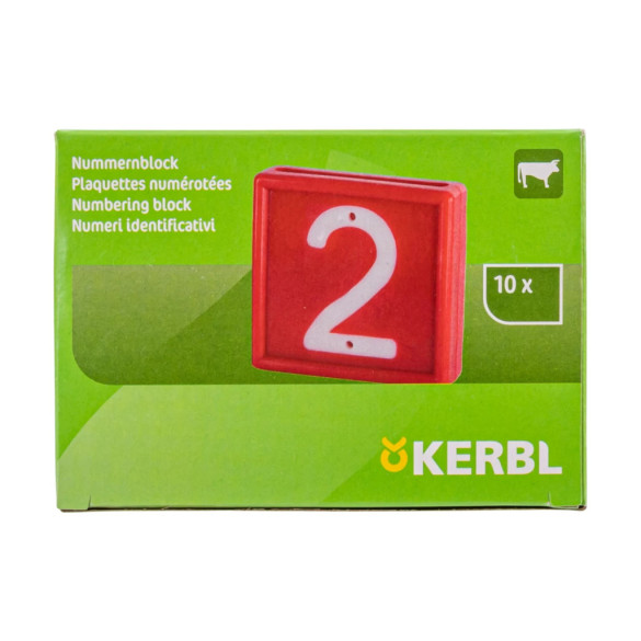 Цифри за маркиращ колан за животни, №2, 10бр. - изображение 6