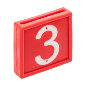 Цифри за маркиращ колан за животни, №3, 10бр. - изображение 1 2