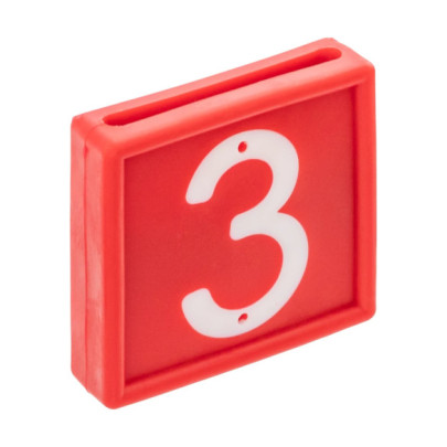 Цифри за маркиращ колан за животни, №3, 10бр. - изображение 2