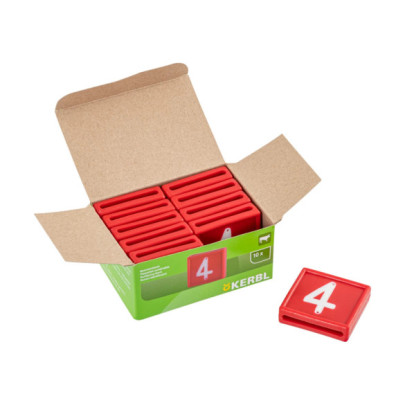 Цифри за маркиращ колан за животни, №4, 10бр. - изображение 5