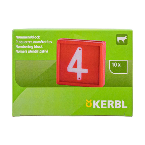 Цифри за маркиращ колан за животни, №4, 10бр. - изображение 6