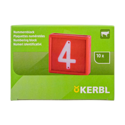 Цифри за маркиращ колан за животни, №4, 10бр. - изображение 6