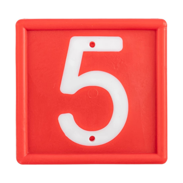 Цифри за маркиращ колан за животни, №5, 10бр. - изображение 1