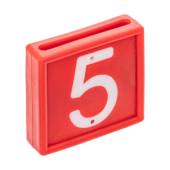 Цифри за маркиращ колан за животни, №5, 10бр. - изображение 2