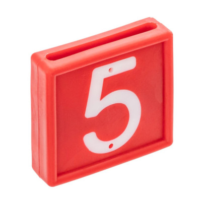 Цифри за маркиращ колан за животни, №5, 10бр. - изображение 2