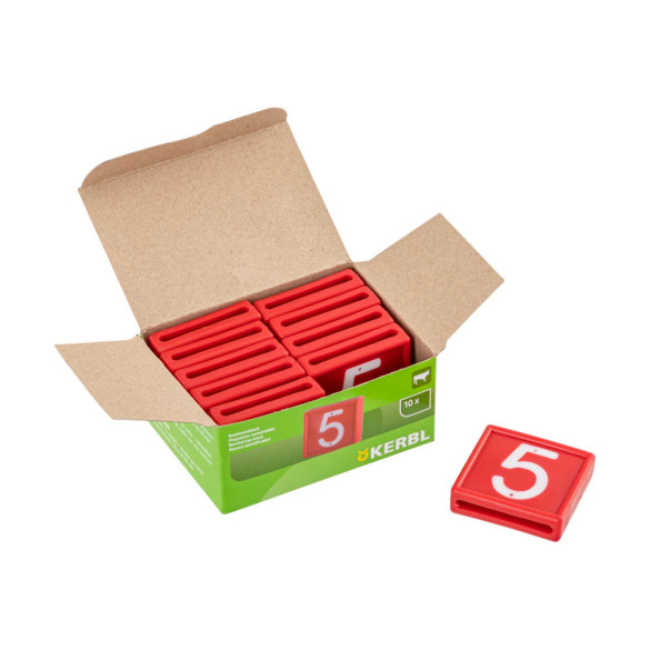 Цифри за маркиращ колан за животни, №5, 10бр. - изображение 5