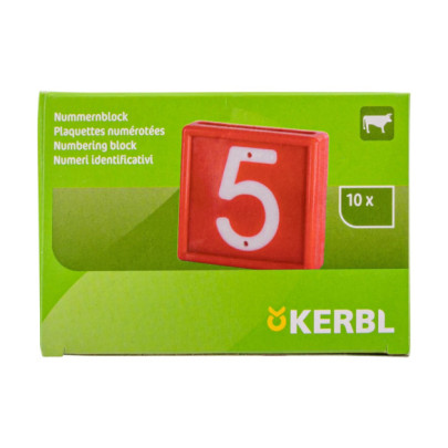 Цифри за маркиращ колан за животни, №5, 10бр. - изображение 6