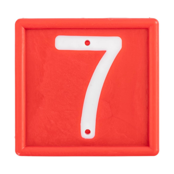 Цифри за маркиращ колан за животни, №7, 10бр. - изображение 1