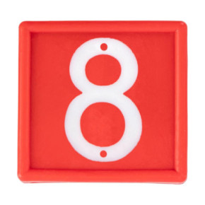 Цифри за маркиращ колан за животни, №8, 10бр. - изображение 1