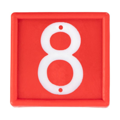 Цифри за маркиращ колан за животни, №8, 10бр. - изображение 1