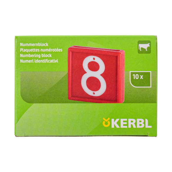 Цифри за маркиращ колан за животни, №8, 10бр. - изображение 6