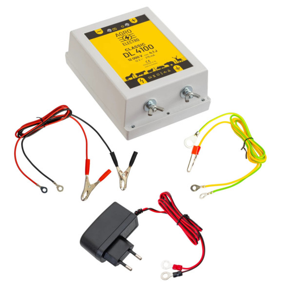 Енергизатор за електропастир Classic DL4100, 4,1джаула с мрежов адаптер 230/12V - изображение 2