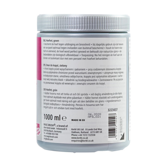 Мехлем за копита MagicBrush, зелен, 1000мл - изображение 2